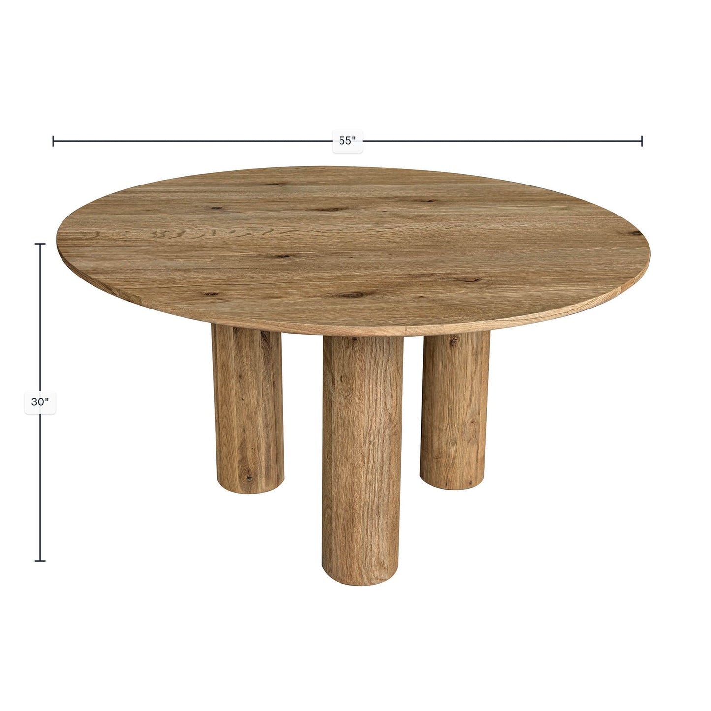 Jasper 55" Round Dining Table