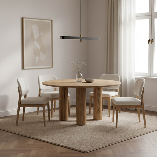 Jasper 55" Round Dining Table