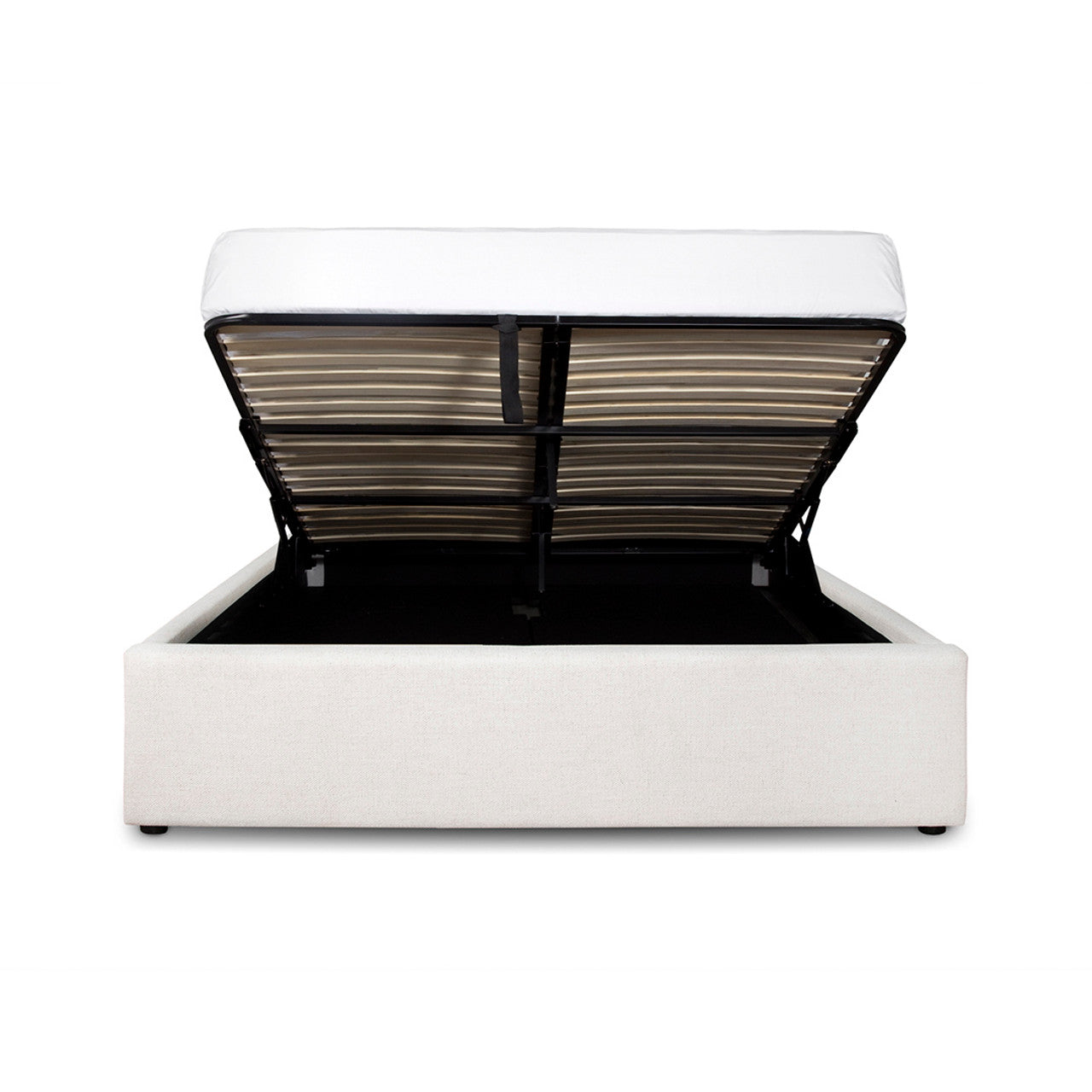 June Upholstered Beds - Cream - With or Without Storage