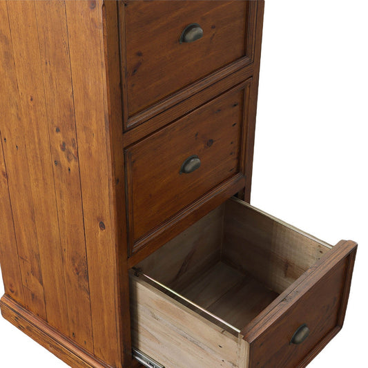 Irish Coast Lifestyles - 3 Drawer Vertical File Cabinet - African Dusk