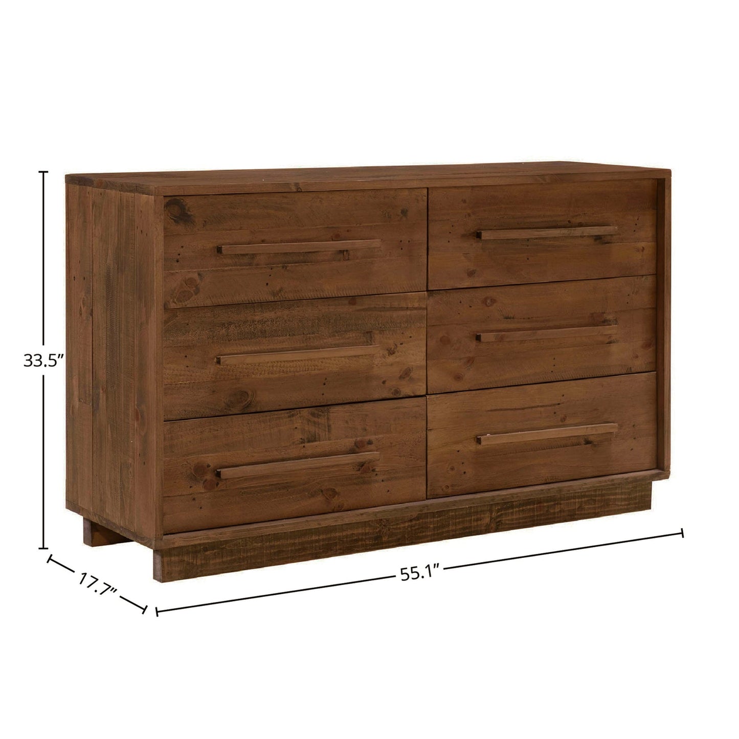 Nevada 6 Drawer Dresser