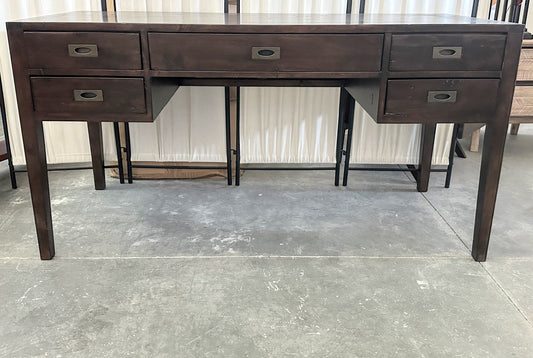 Post and Rail Desk - The English Walnut Collection - 100% Solid Wood