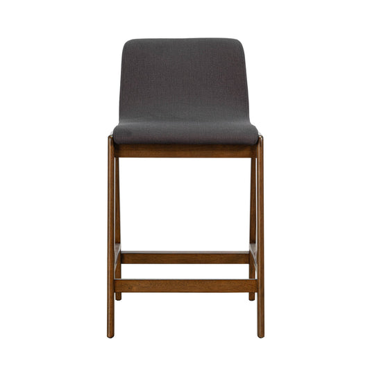Remix Counter Stool - Grey Fabric