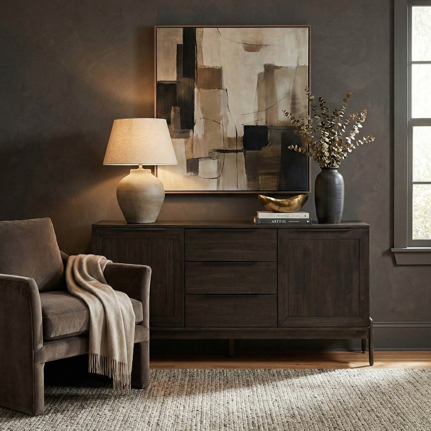 Remix Sideboard - Antique Black - 63"