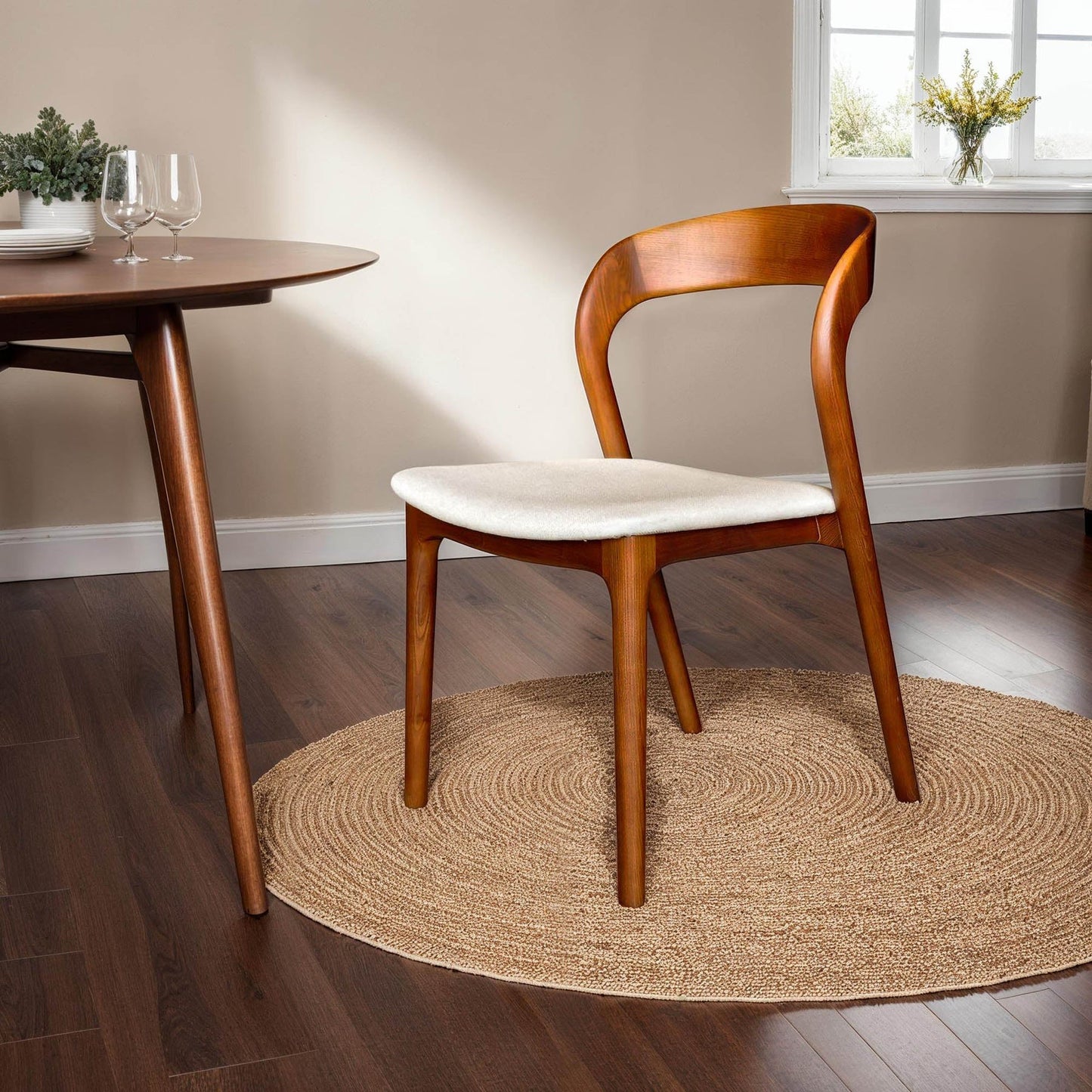 Rotondo Dining Chair - Walnut