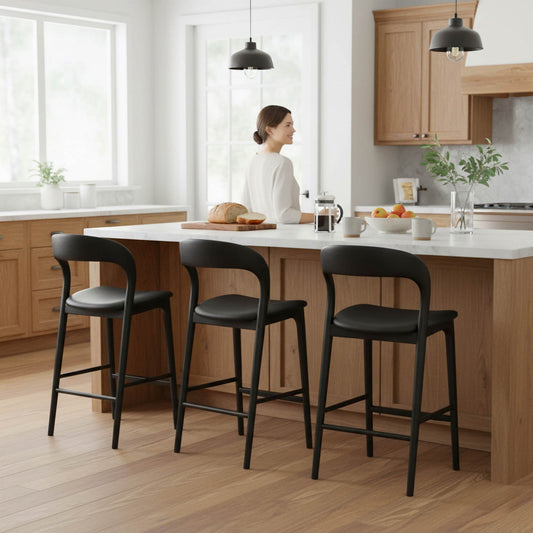 Rotondo Counter Stool - Black