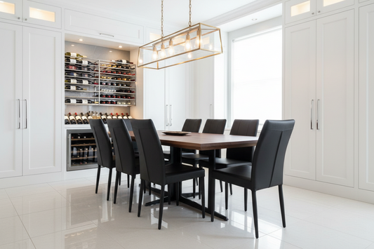 Horizon Dining Table - 40" x 80" - Light Walnut - Homestead Furniture - All Rights Reserved