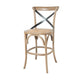 Crossback Counter Stool - Sundried