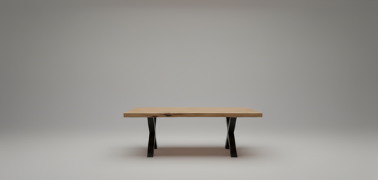 Calcutta Live Edge Coffee Tables - 2 Sizes - Natural - X-Bases