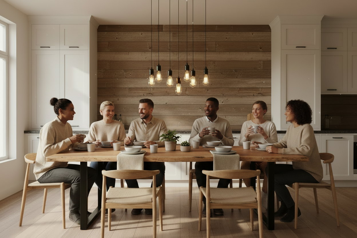 Calcutta Live Edge Dining Tables - Black U Bases - 5 Sizes - 2.2" Tops