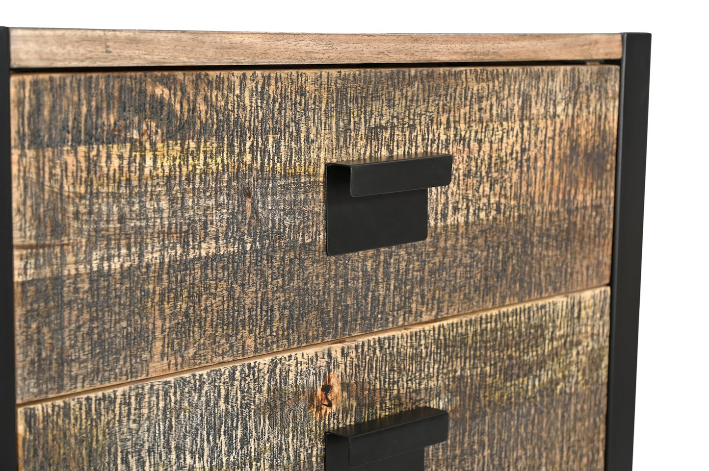 Wyatt 5 Drawer Chest - Black Patina
