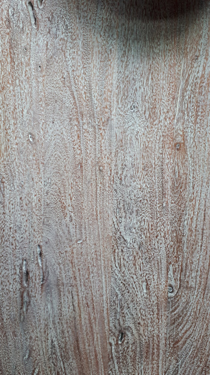 Calcutta Live Edge Dining Table - Whitewash - U Bases - 55mm Tops