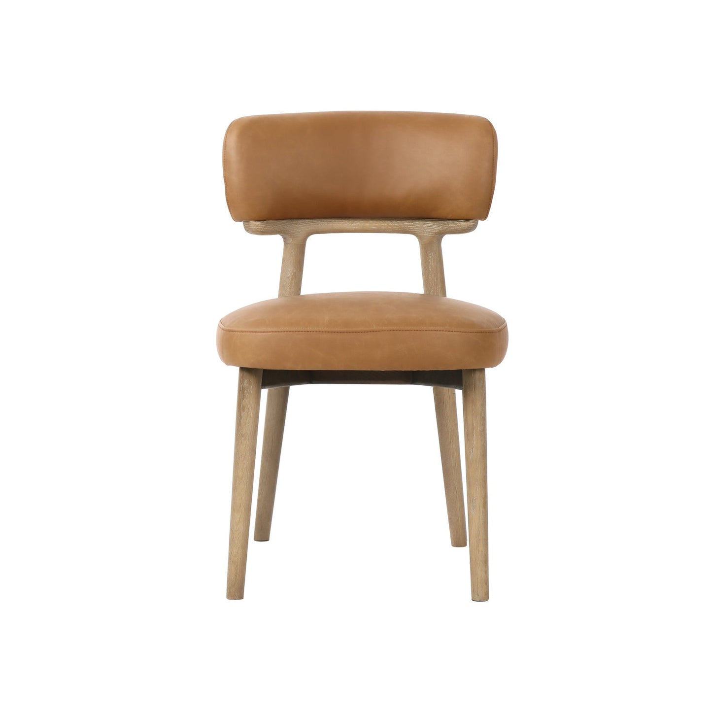 Willow Dining Chair - Tawny Brown - Top Grain Leather