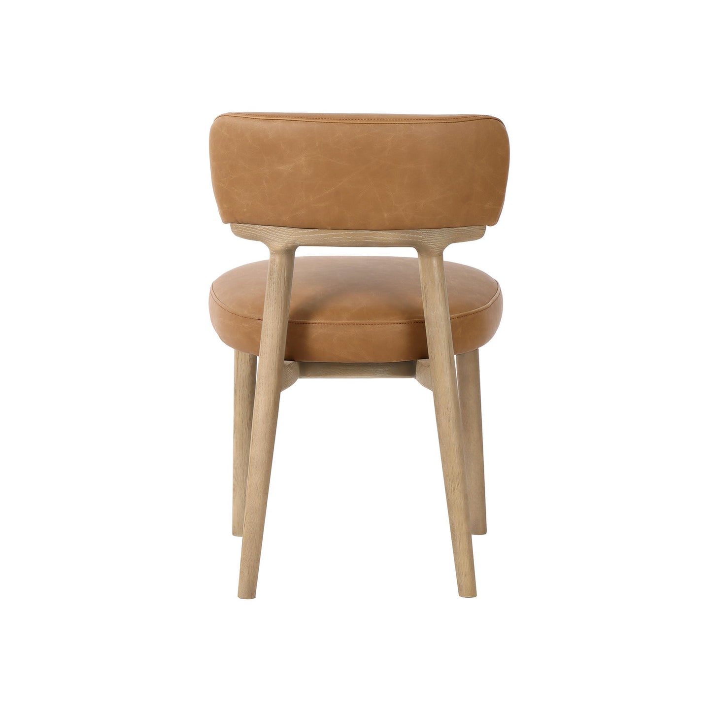 Willow Dining Chair - Tawny Brown - Top Grain Leather