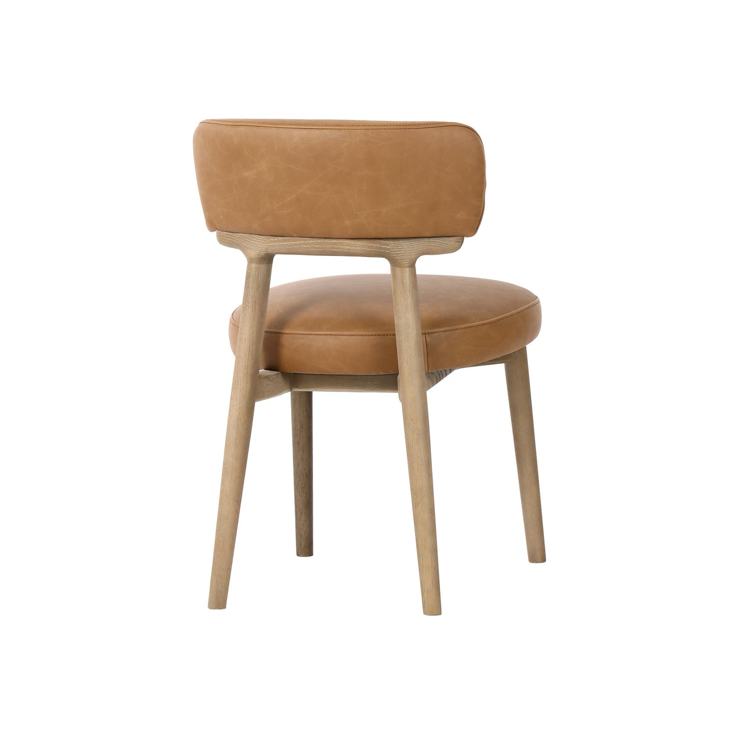 Willow Dining Chair - Tawny Brown - Top Grain Leather