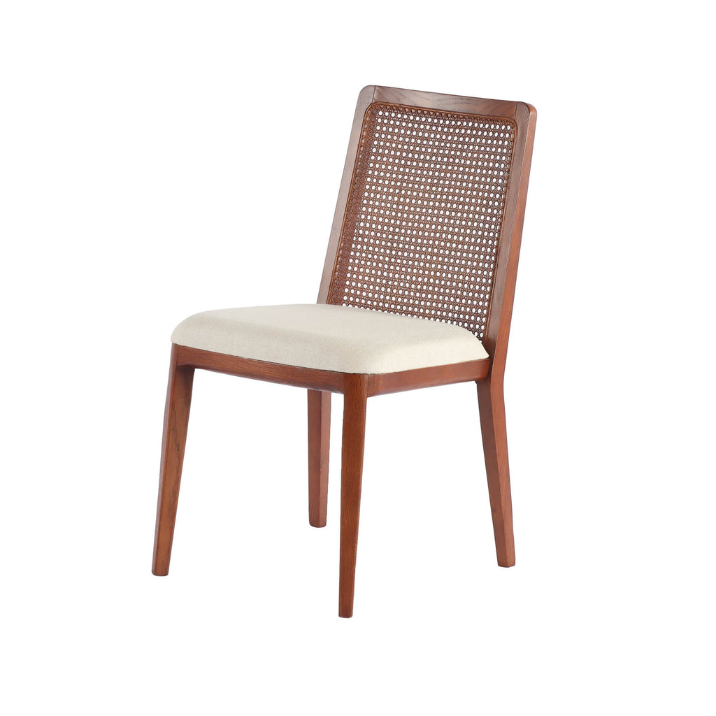 Cane Dining Chair - Beige