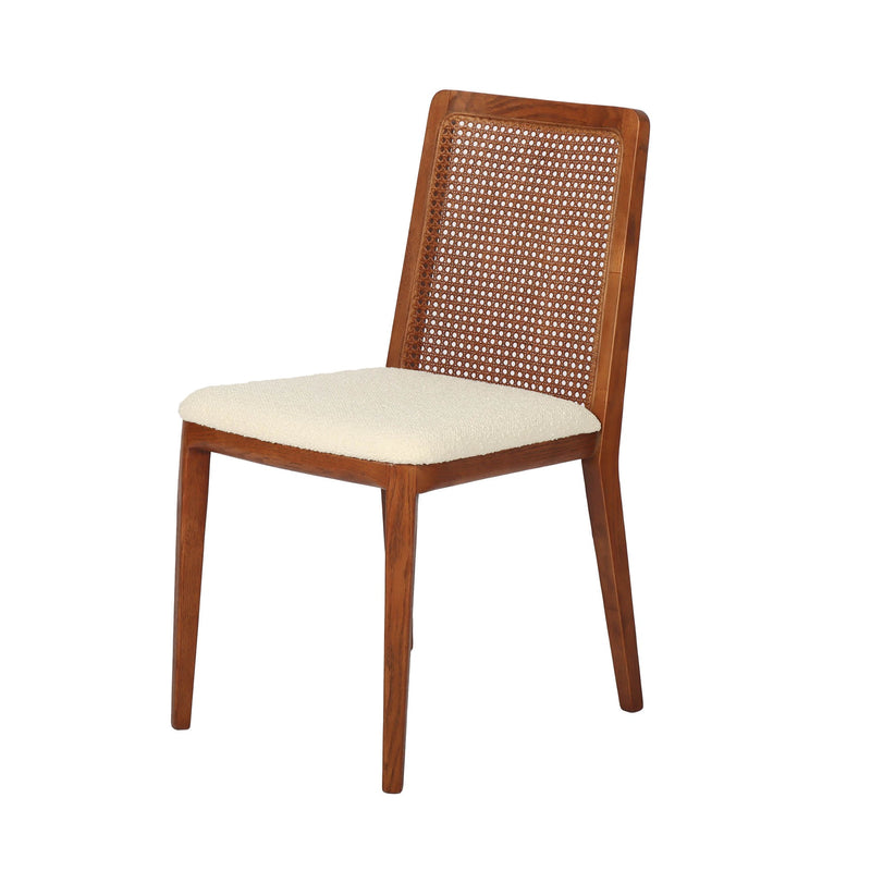 Cane Dining Chair - Scandi Boucle - Limited Edition