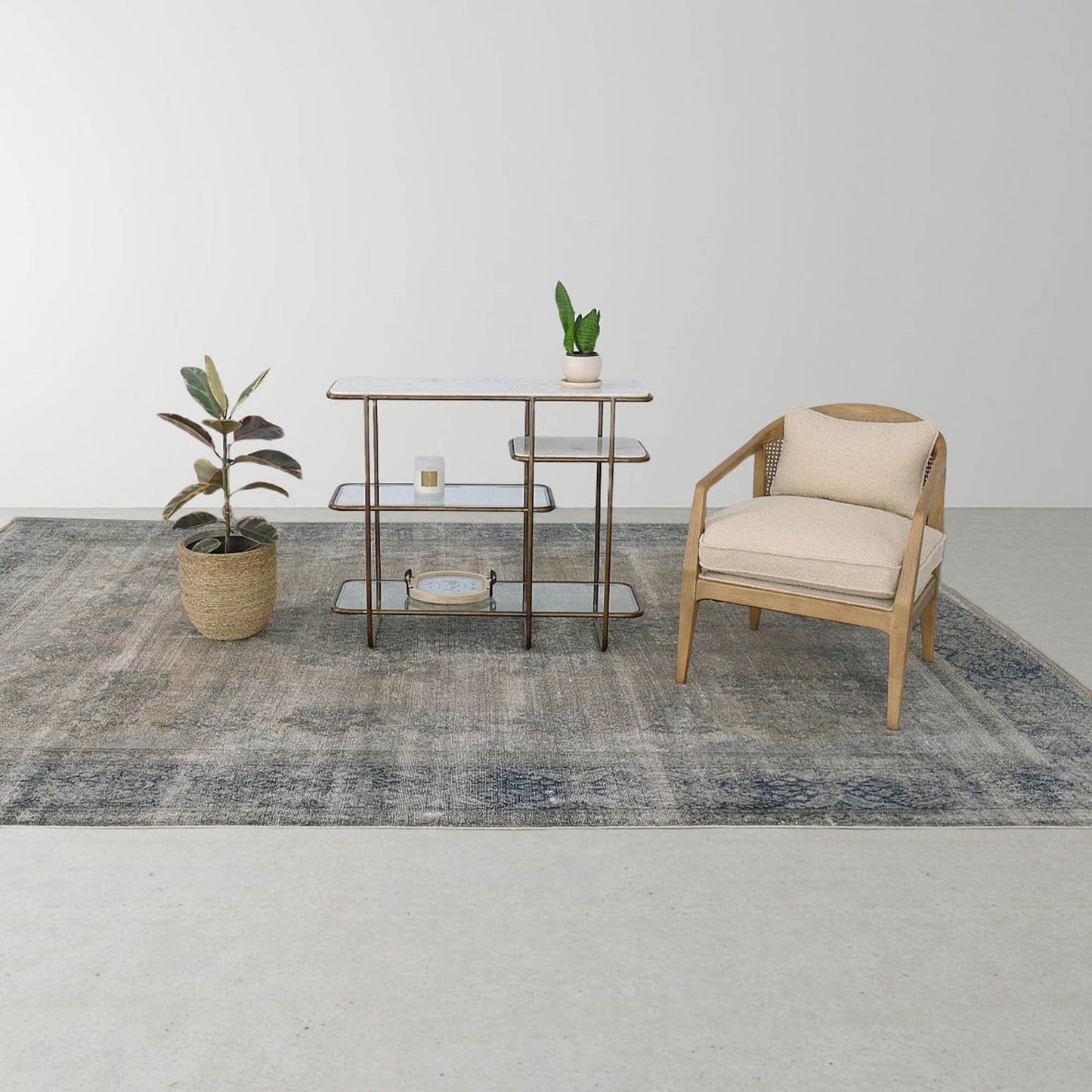 Rosa Arm Chair - Sand Boucle