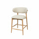 Milo Counter Stool - Vanilla Tweed