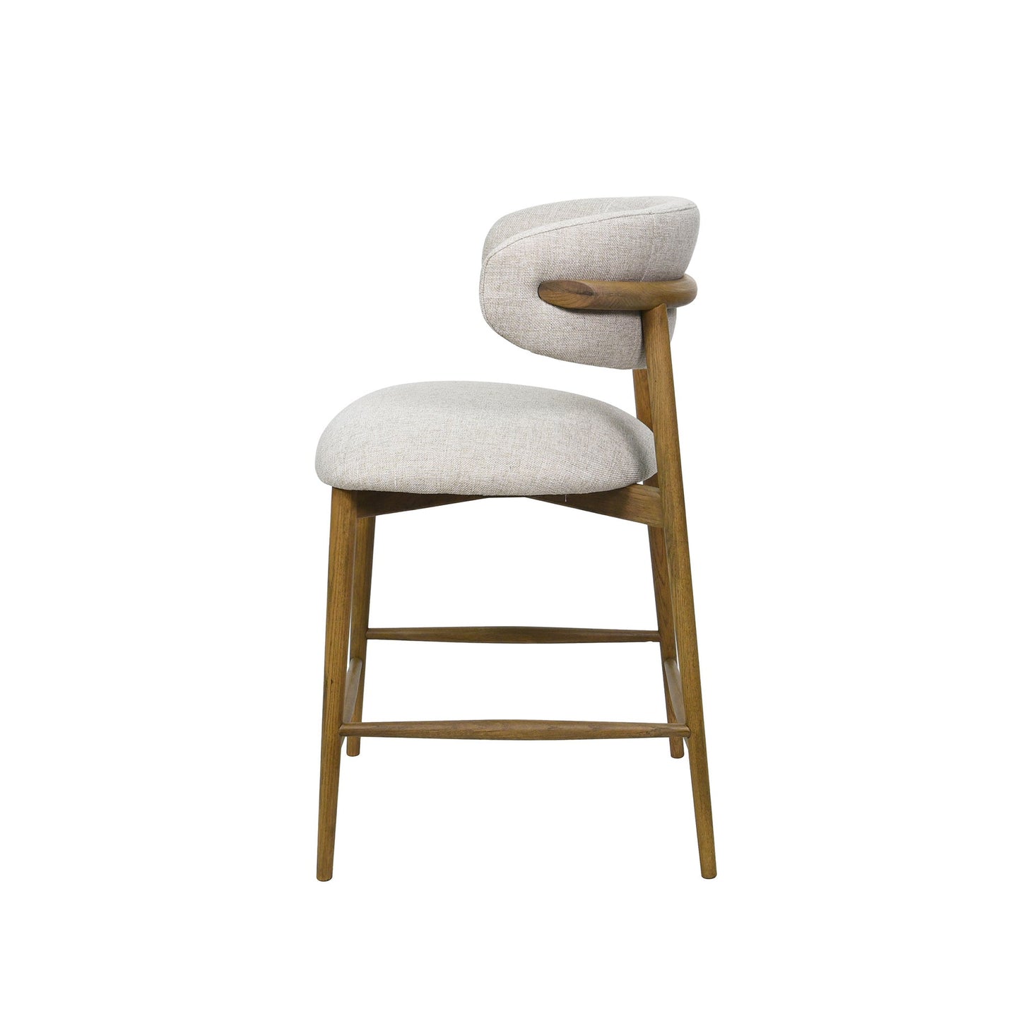 Milo Counter Stool - Vanilla Tweed