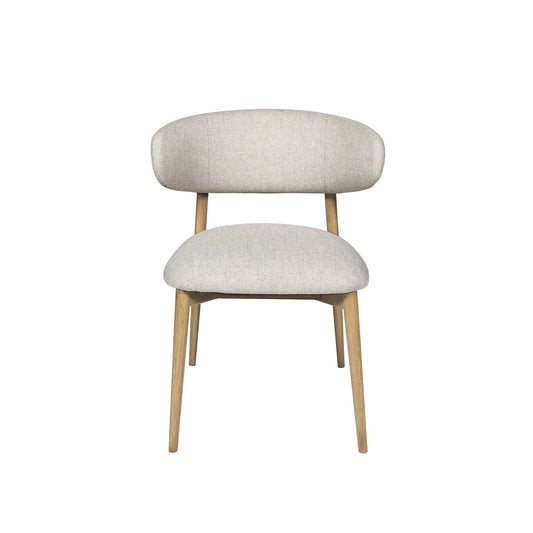 Milo Dining Chair - Vanilla Tweed