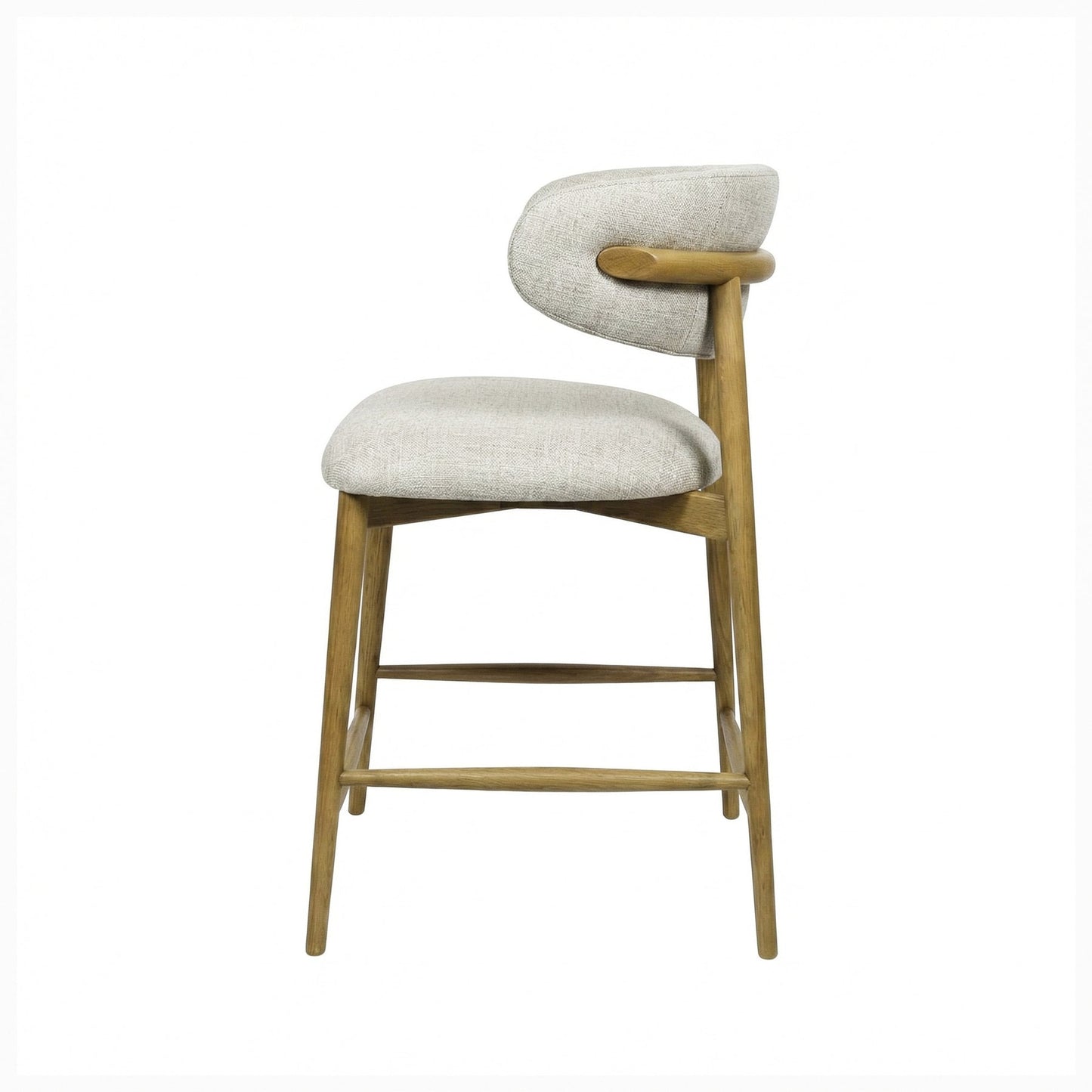 Milo Counter Stool - Vanilla Tweed - Homestead Furniture - All Rights Reserved