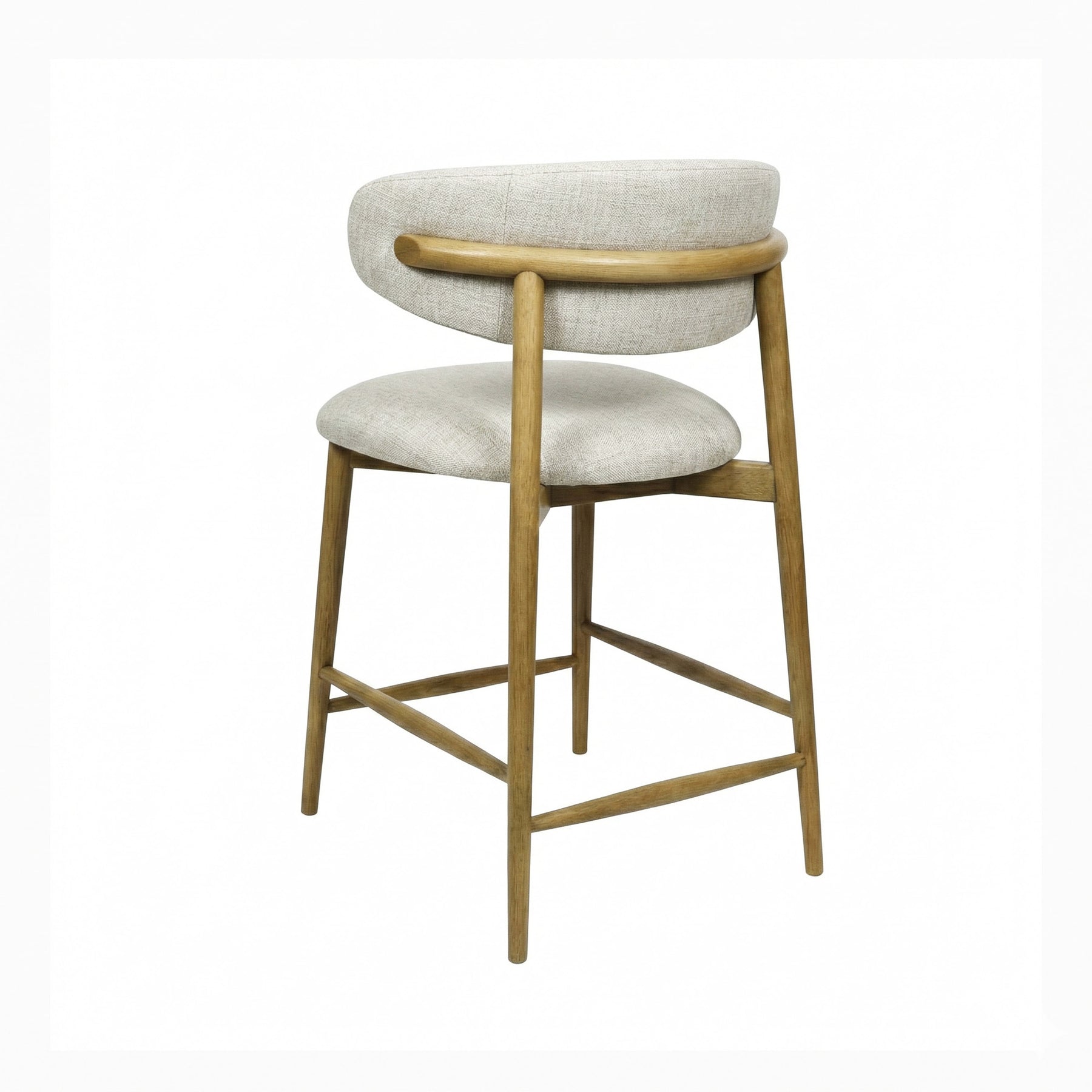Milo Counter Stool - Vanilla Tweed - Homestead Furniture - All Rights Reserved