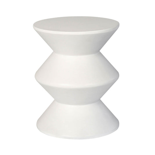 Concrete Side Table / Stool - White