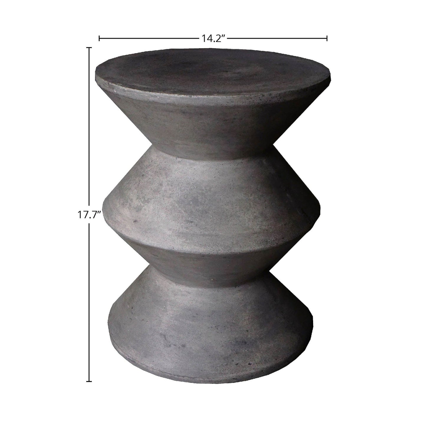 Concrete Side Table / Stool - Grey