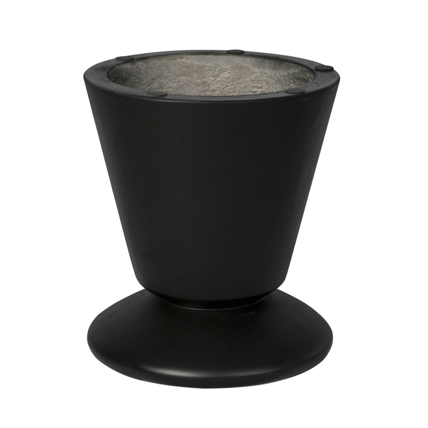 Concrete Mineral Side Table / Stool - Black