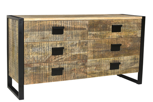 Wyatt 6 Drawer Dresser - Black Patina