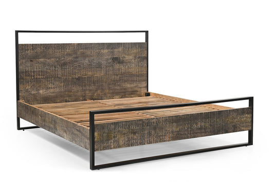 Wyatt King Bed - Black Patina