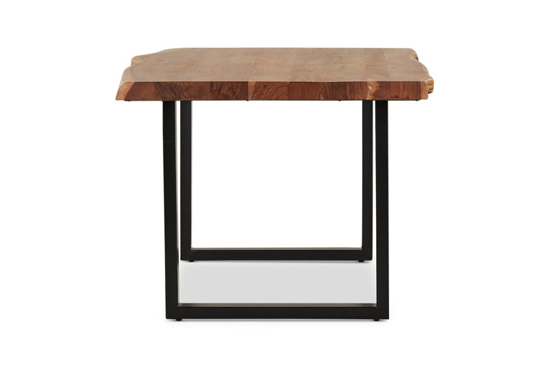 Calcutta Live Edge Dining Tables - U Bases - 5 Sizes - 55mm Tops