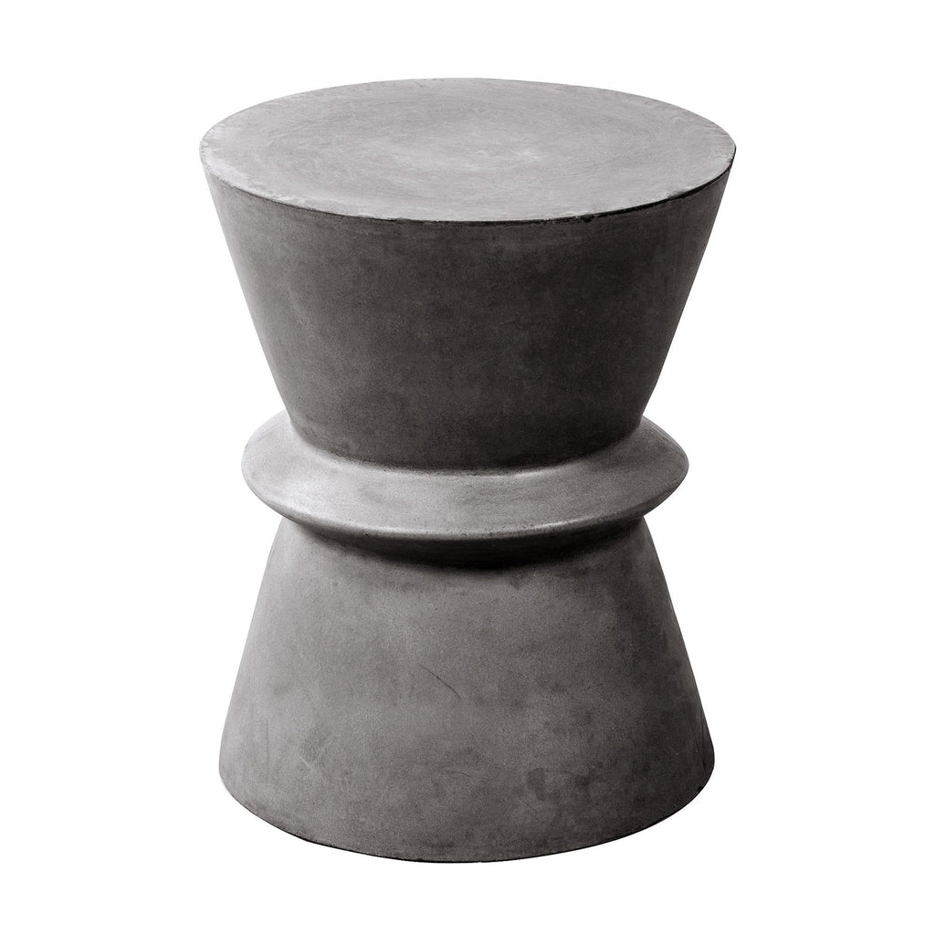 Concrete Hourglass Stool/End Table