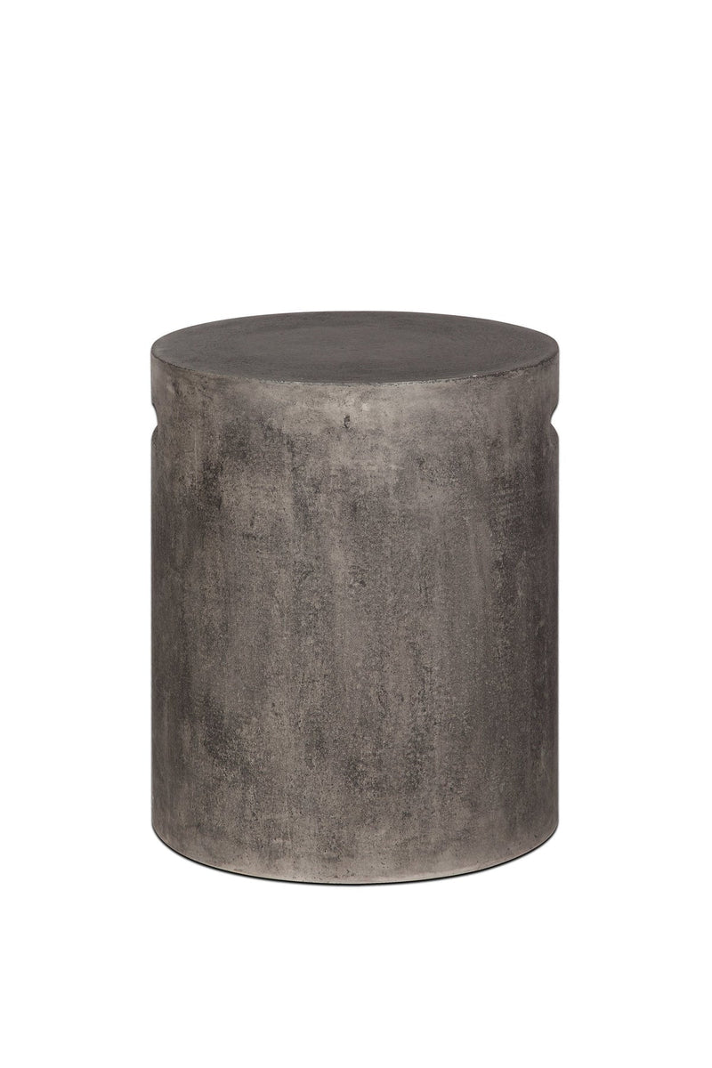Concrete Round Stool/End Table with Handle