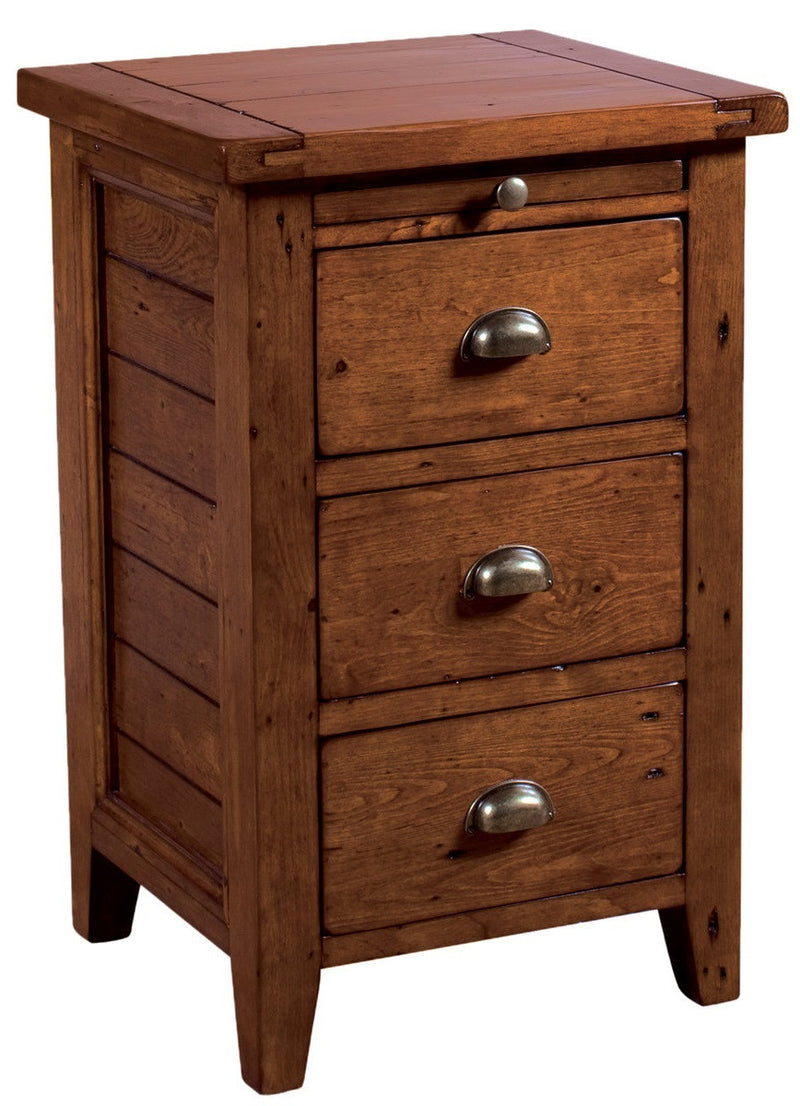 Irish Coast Nightstand 3 Drawer - African Dusk - 2003-2018 Homestead Furniture All Rights Reserved