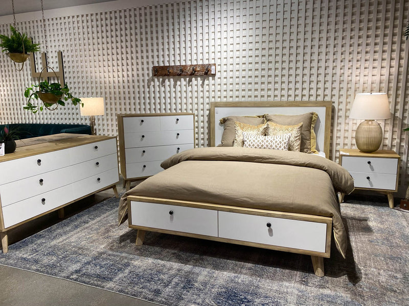 Ava Bed with Drawers - Queen or King Size