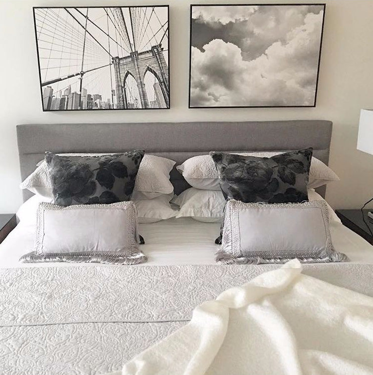 Dustin Upholstered Bed - with or without Storage - 2003-2018 Homestead Furniture All Rights Reserved