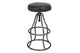 Bowie Bar Stool - Distressed Black Leather - 2003-2018 Homestead Furniture All Rights Reserved