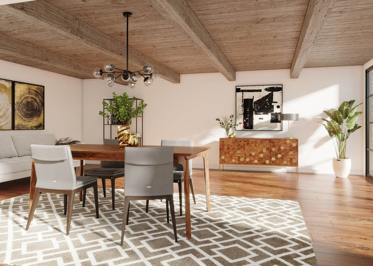 Kenzo Dining Table - 71" - Brown