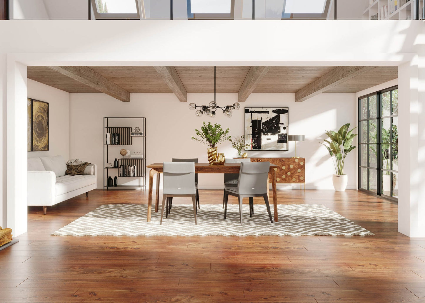 Kenzo Dining Table - 71" - Brown