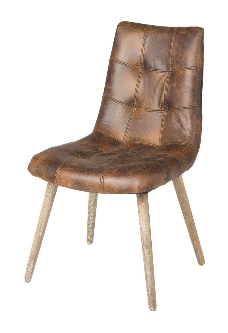 Mackenzie Dining Chair - 100% Top Grain Leather