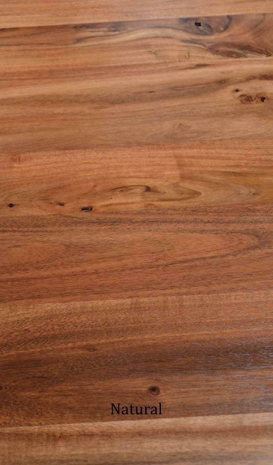 Calcutta Live Edge Dining Tables - U Bases - 2 Sizes - 2 Finishes - 1.4" Thick Tops
