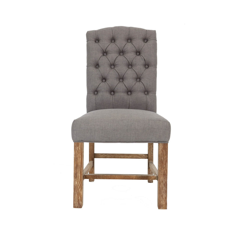York Chair - Charcoal Grey/Light Legs