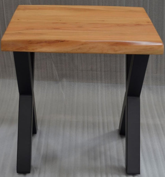 Calcutta Live Edge -  End Table - Natural - X-Base