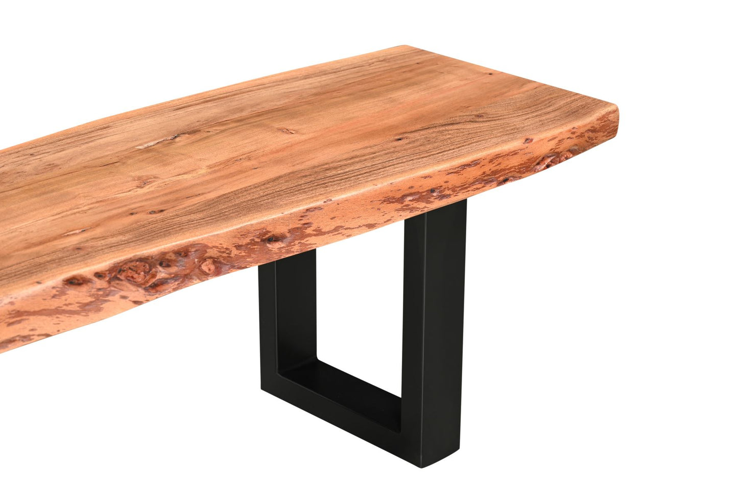 Calcutta Live Edge Benches - U Base - 3 Sizes - 55mm Thick Tops