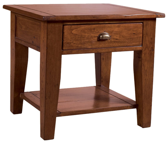 Irish Coast End Table - African Dusk - 2003-2018 Homestead Furniture All Rights Reserved