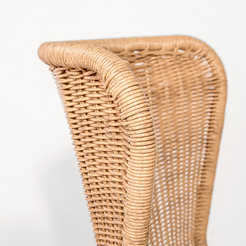 Calabria Wave Dining Chair - Natural or Black