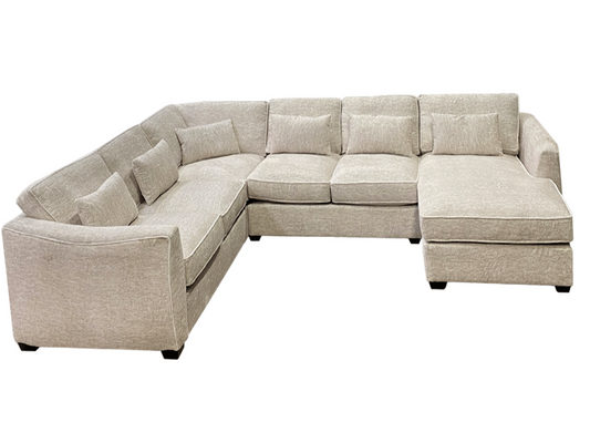 Vibe Sectional - Feather Soft Seats and Backs