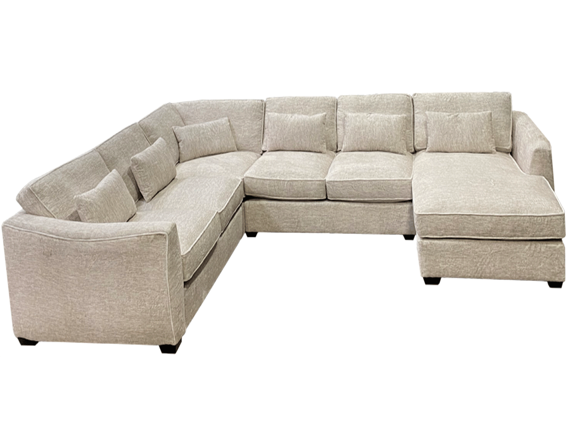 Vibe Sectional - Feather Soft Seats and Backs